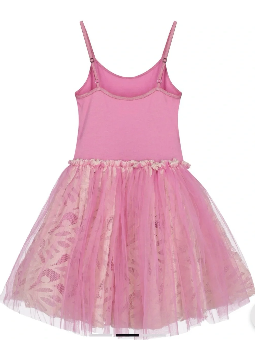 Sparkle Embellished Pink Tulle Ballet Costume Dress